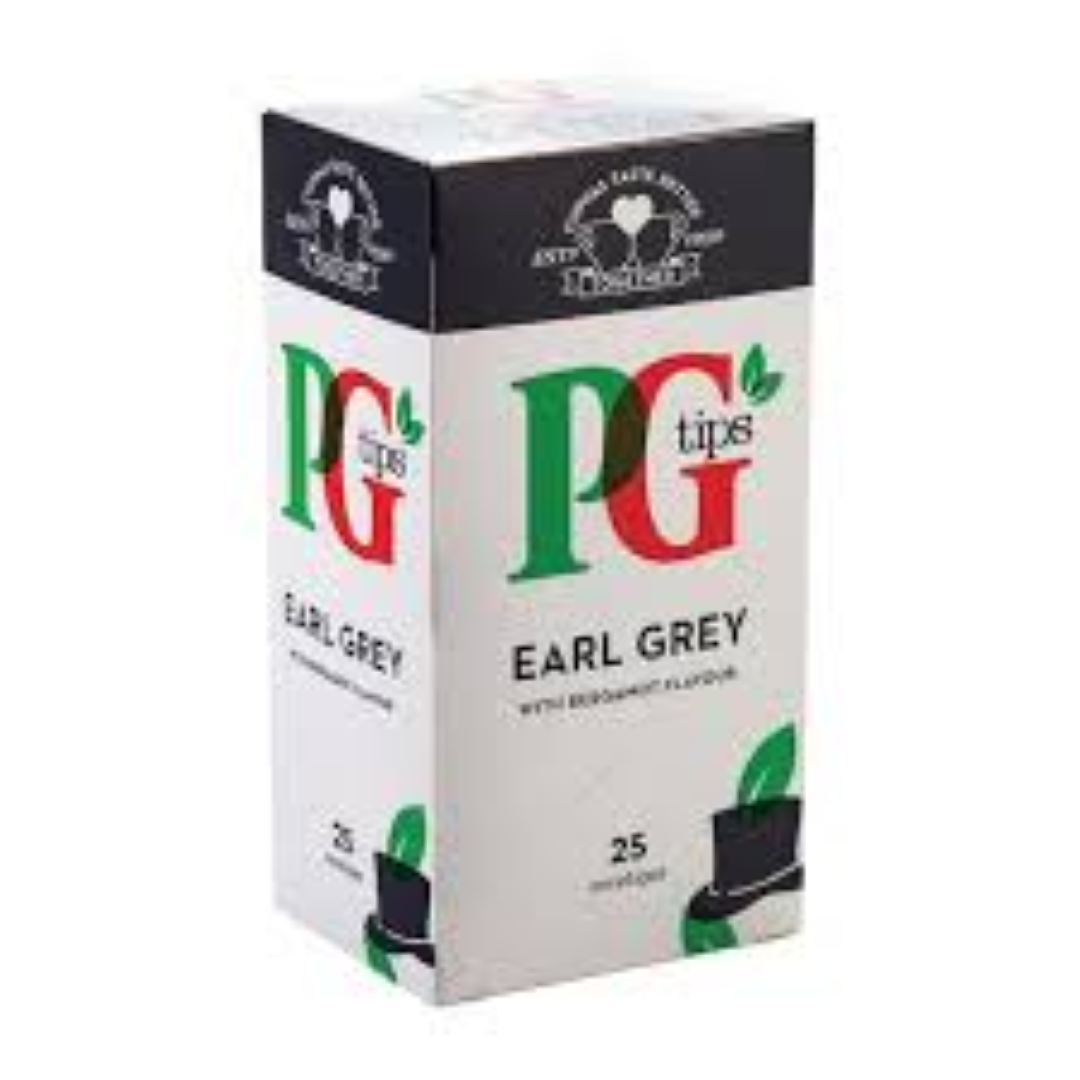 PG TEA 40'S BOX 100G EARL GREY